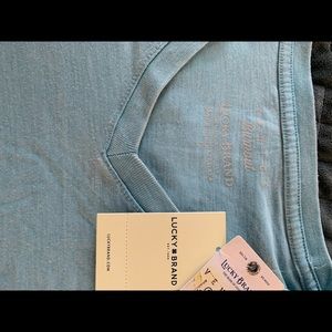 Lucky Brand Venice Burnout V-Neck T-Shirt